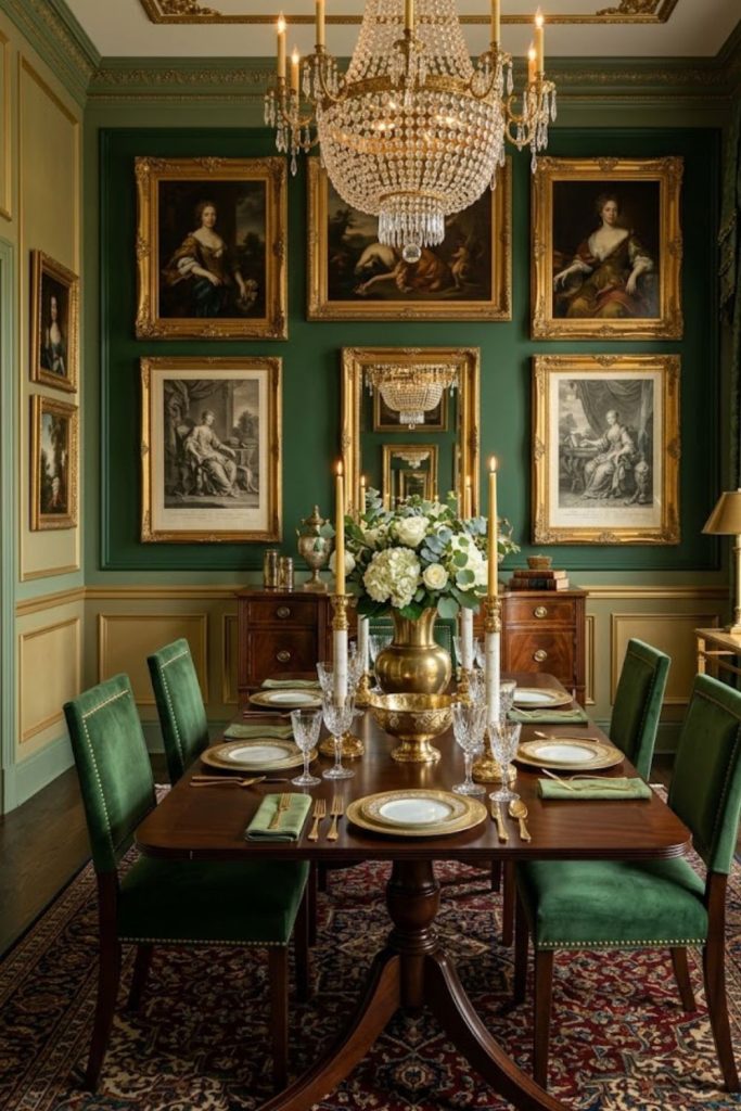Green and Gold Color Combination