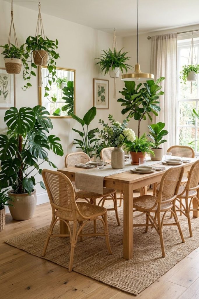  Indoor Garden Dining Space