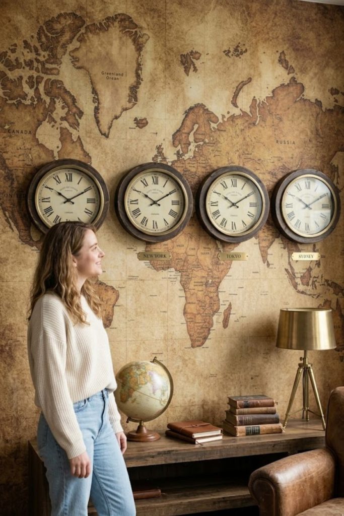  Multi-timezone clocks for the world traveler