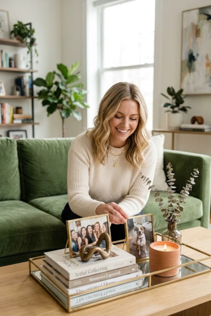 Personal touches with framed photos