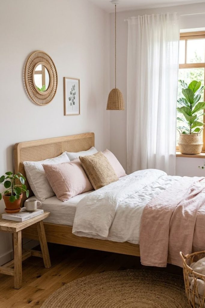 Pink and Natural Elements