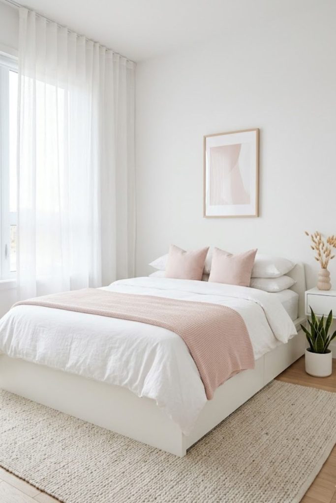 Pink and White Minimalist Theme