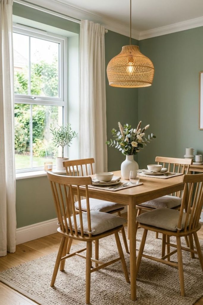 Sage Green Walls for a Soft and Airy Look