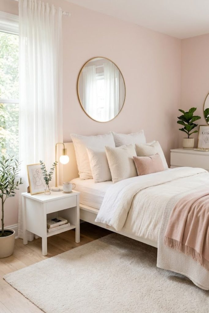 Soft Blush Pink Walls