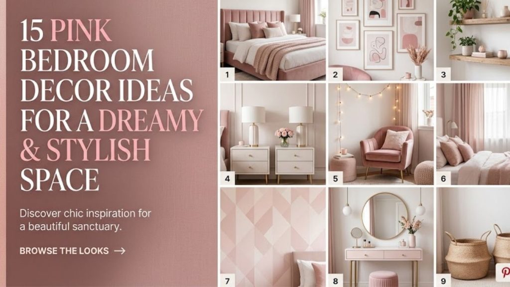 15 Pink Bedroom Decor Ideas 