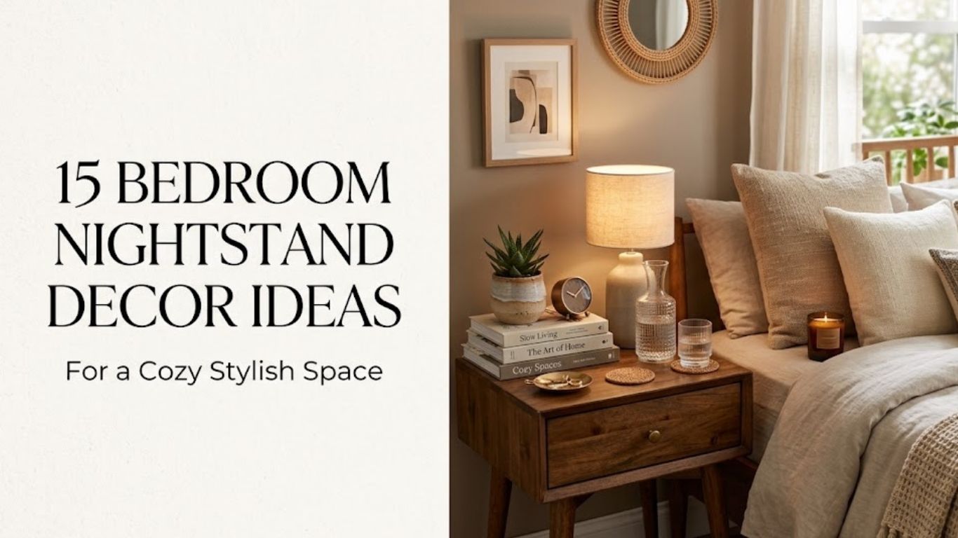 15 Bedroom Nightstand Decor Ideas for a Cozy Stylish Space
