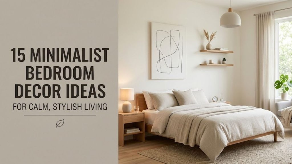 15 Minimalist Bedroom Decor Ideas 
