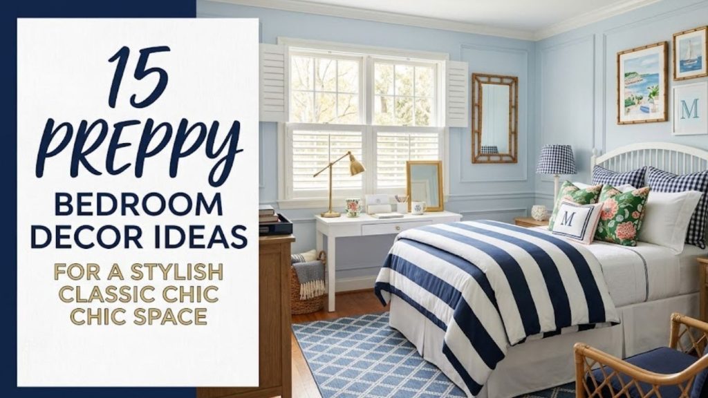 15 Preppy Bedroom Decor Ideas