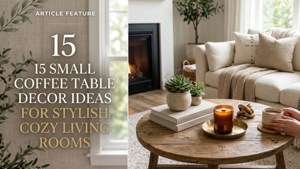 15 Small Coffee Table Decor Ideas 