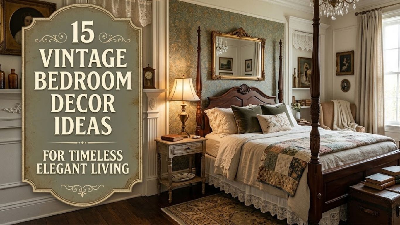 15 Vintage Bedroom Decor Ideas for Timeless Elegant Living