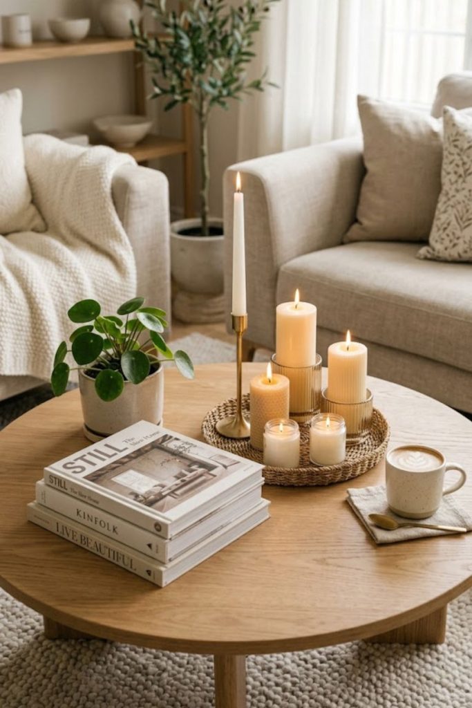 Candle and Soft Lighting Display