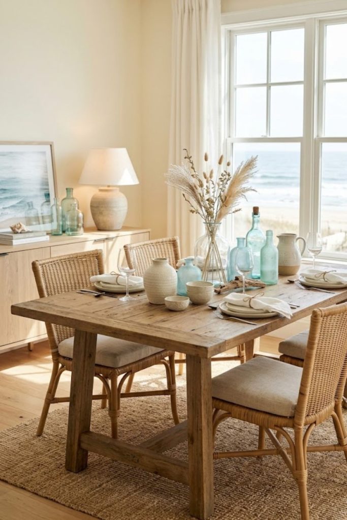 Glass and ceramic accents