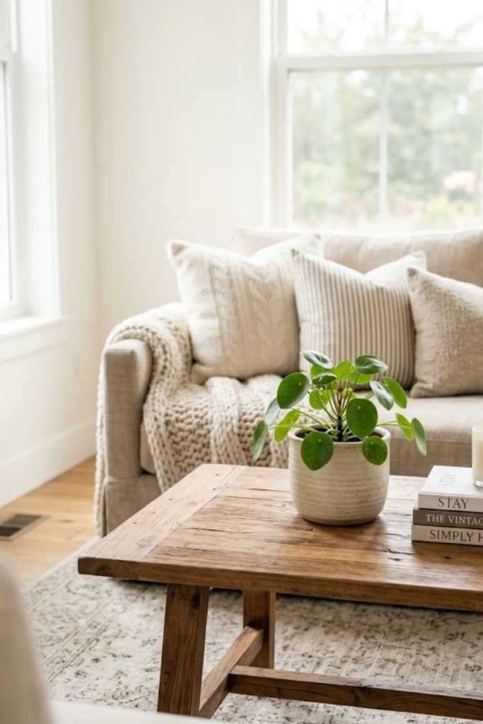Incorporate a small plant
