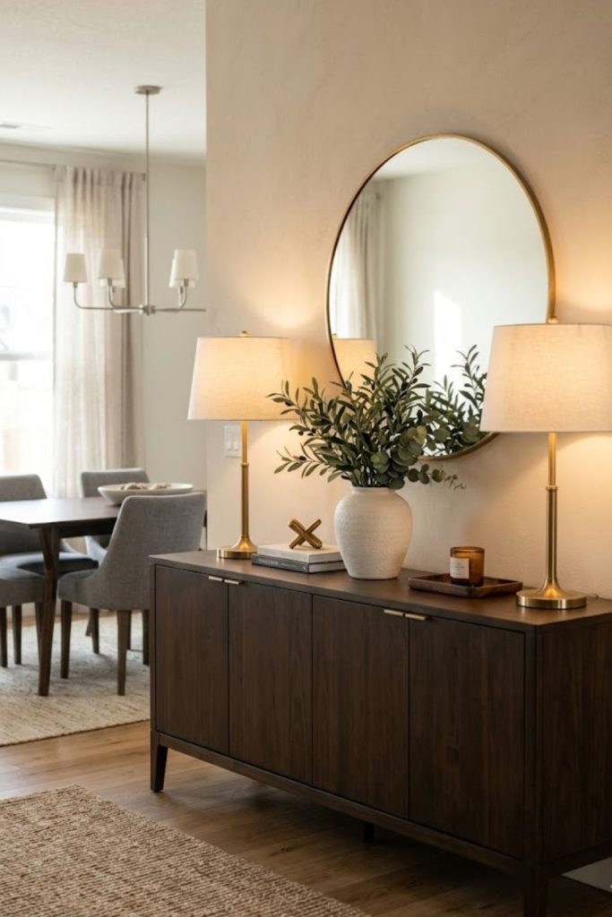 Layered Lighting with Table Lamps