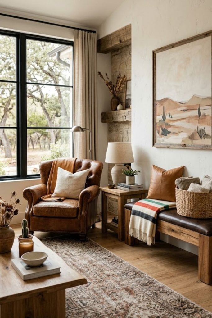 Leather Accent Details