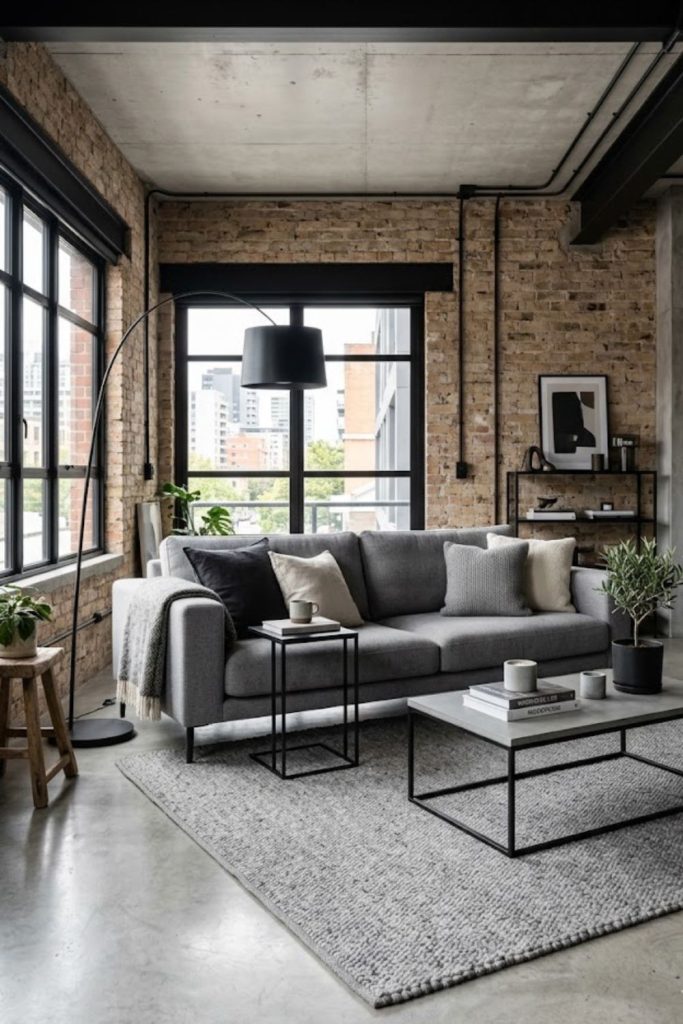 Modern industrial grey style
