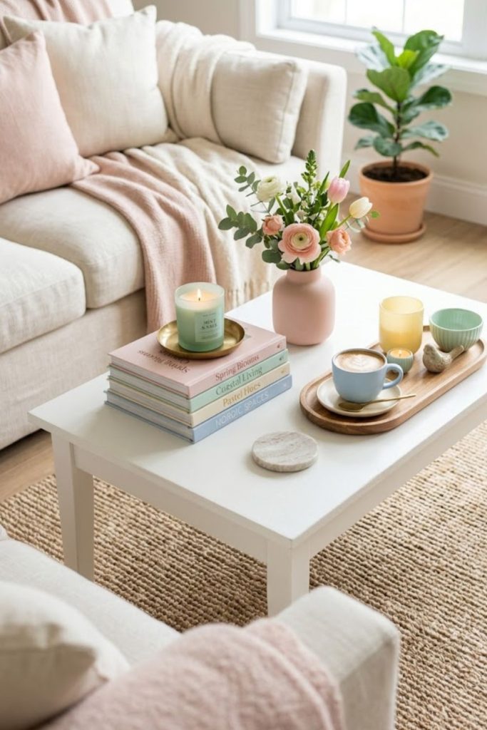 Pastel Color Palette Arrangement