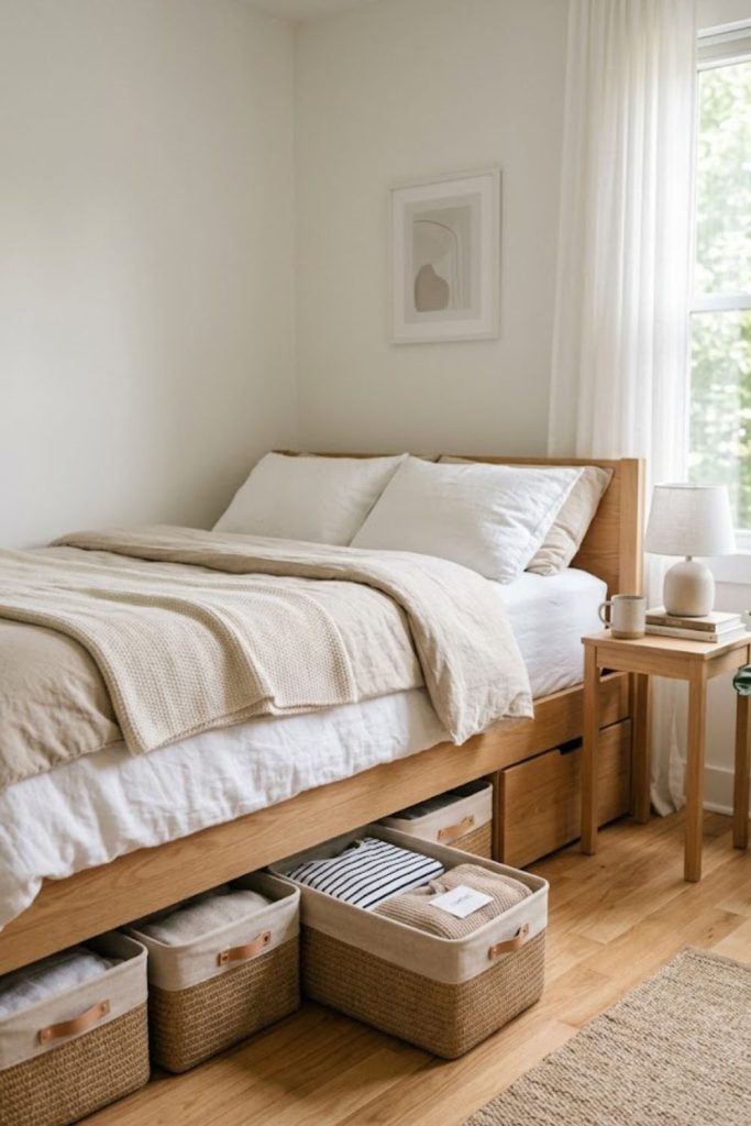 Use Under-Bed Storage Efficiently