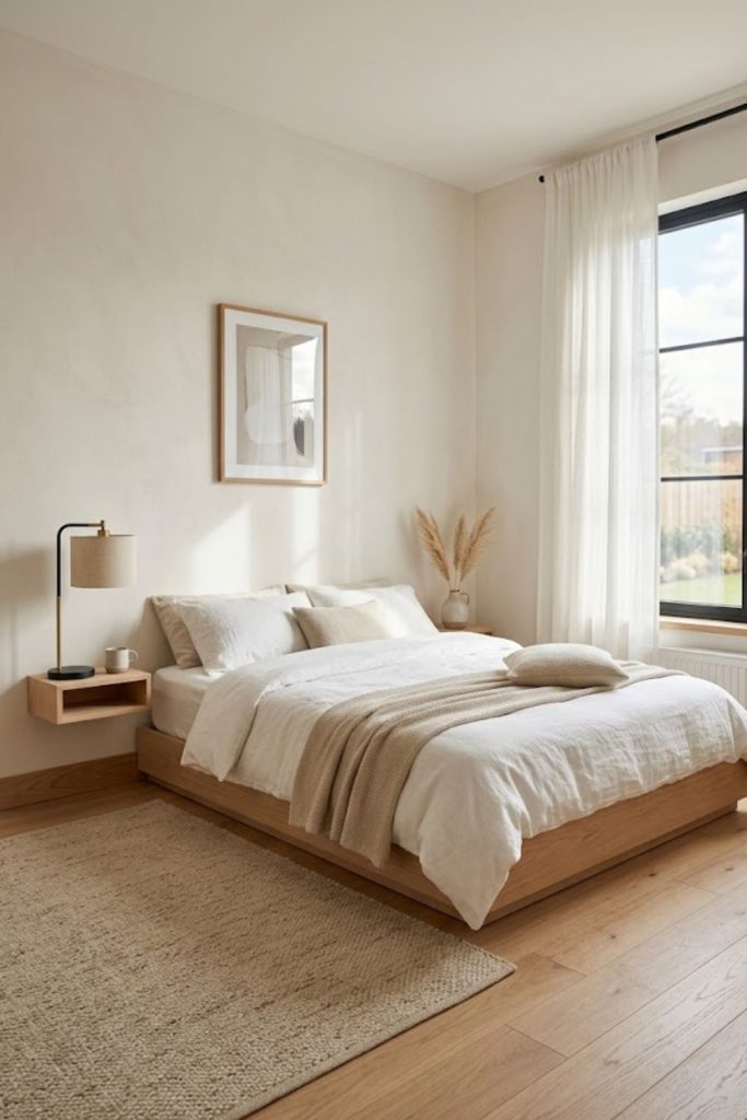 Use a Low-Profile Bed for Openness