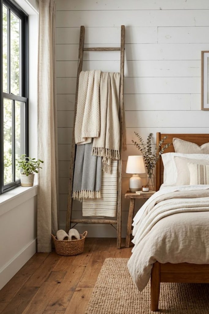 Vintage Ladder Decor