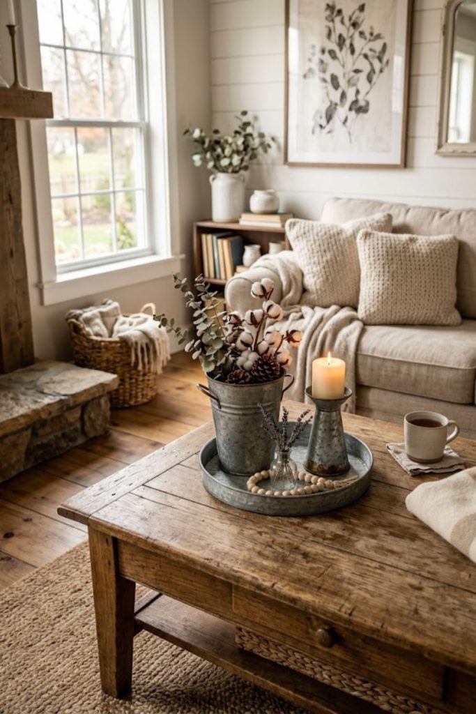 galvanized metal decor