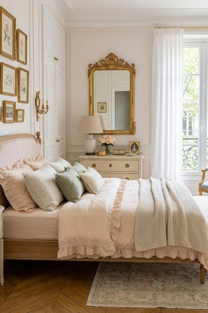 gilded and gold accents