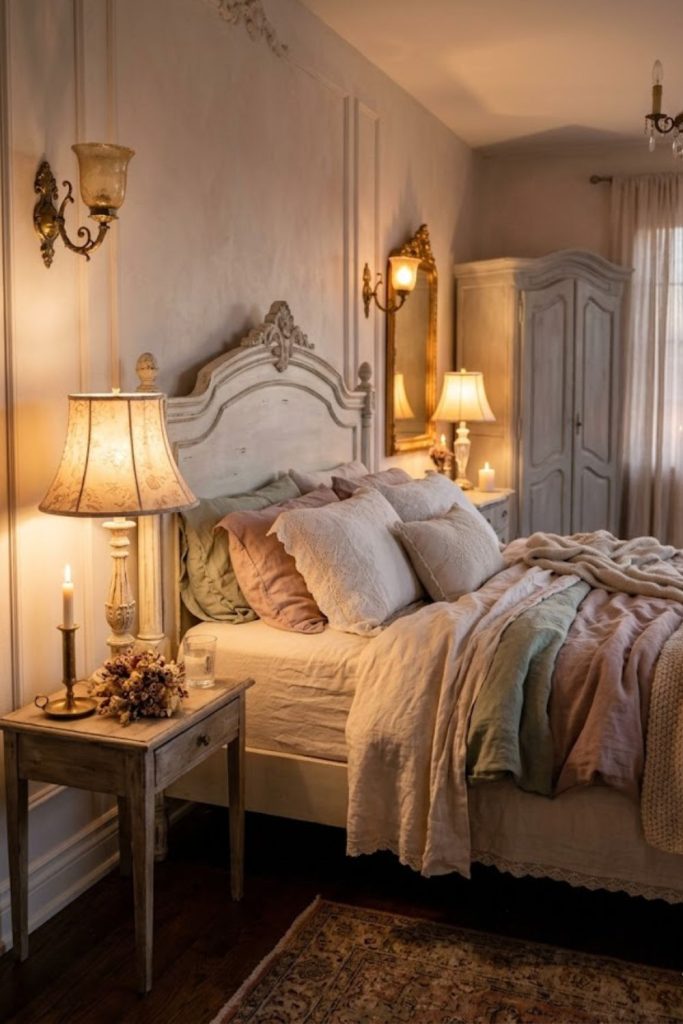 romantic lighting and ambiance