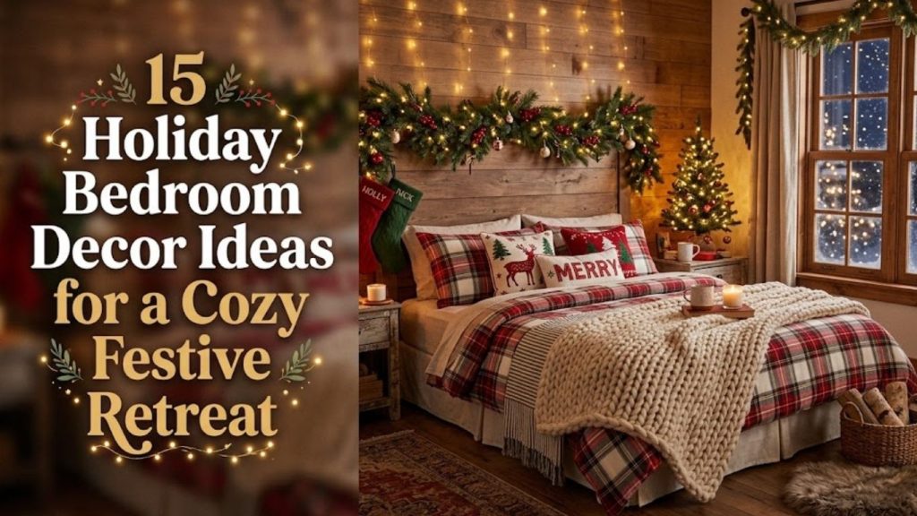 15 Holiday Bedroom Decor Ideas 