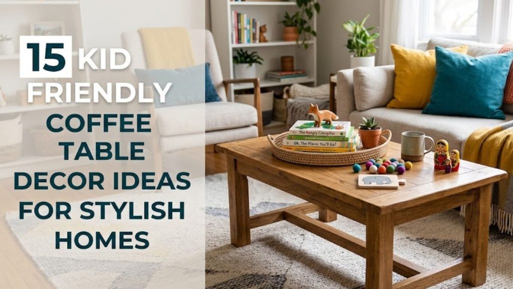 15 Kid Friendly Coffee Table Decor Ideas
