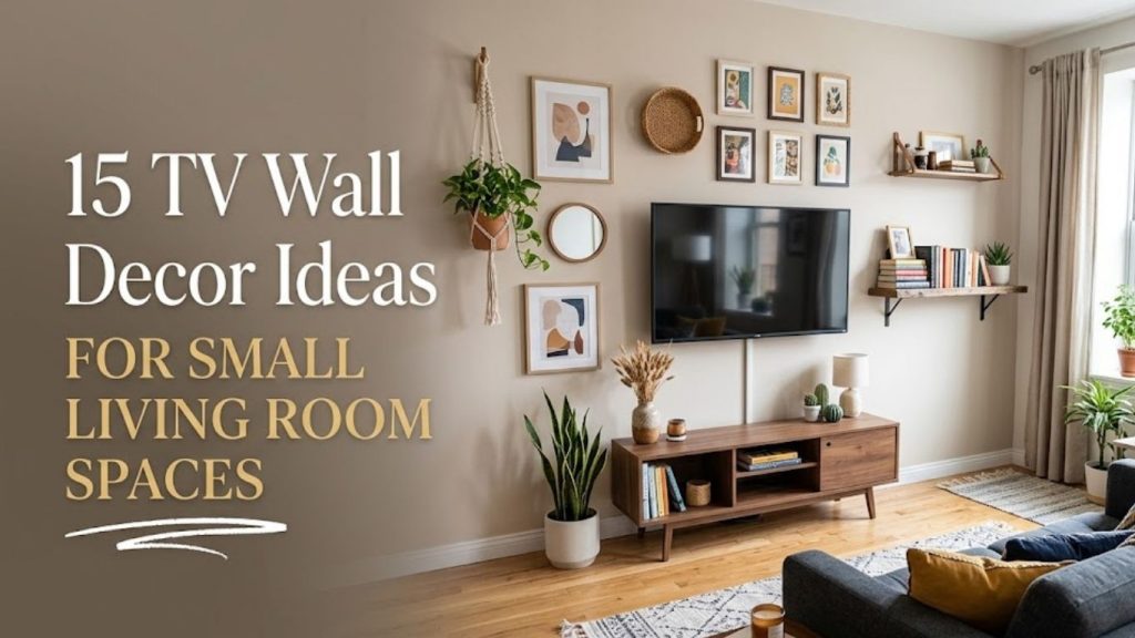 15 TV Wall Decor Ideas for Small Living Room Spaces