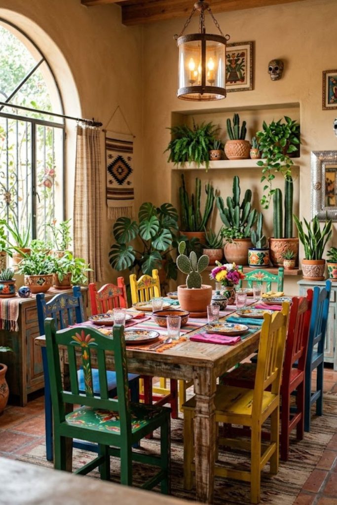 Decorate with Cactus and Greenery