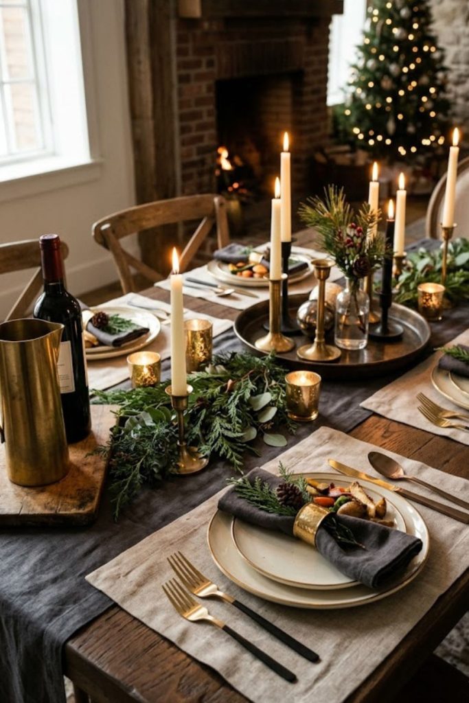 Incorporate Warm Metallic Accents