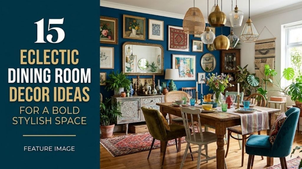 15 Eclectic Dining Room Decor Ideas 