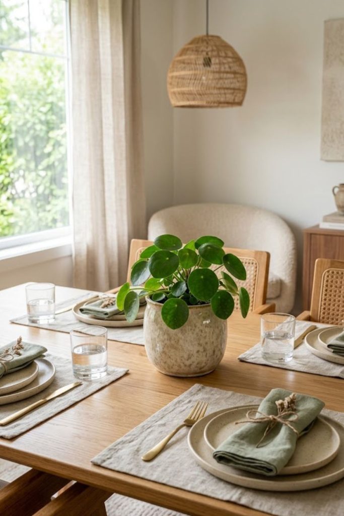 Create a Stunning Centerpiece With a Potted Plant