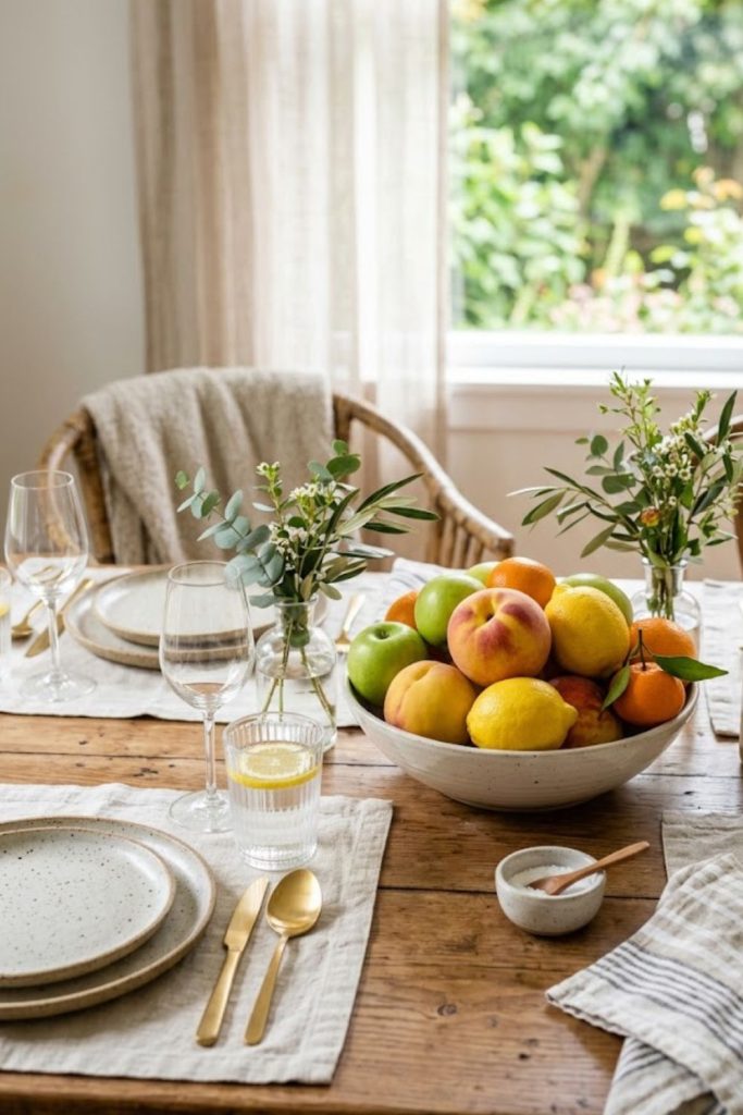 Display Seasonal Fruit Bowls