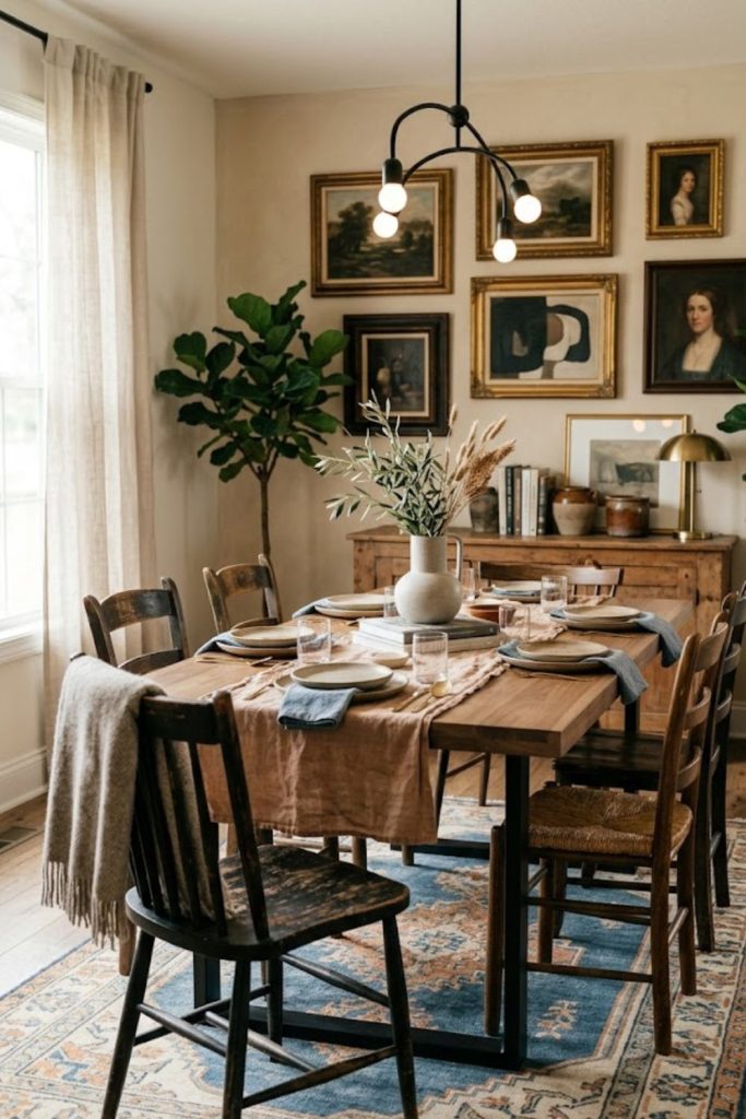 Mix Modern and Traditional Elements