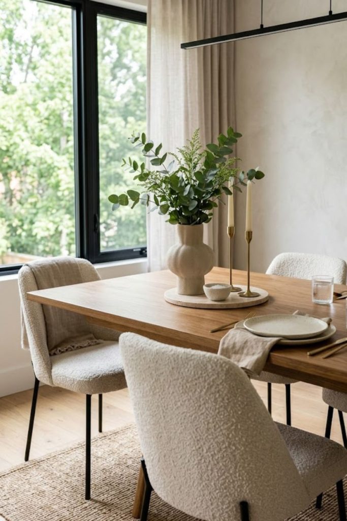 Style the Table With Minimalist Centerpieces
